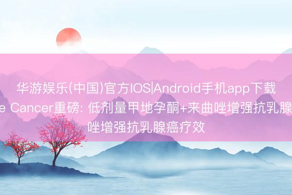 华游娱乐(中国)官方IOS|Android手机app下载 Nature Cancer重磅: 低剂量甲地孕酮+来曲唑增强抗乳腺癌疗效