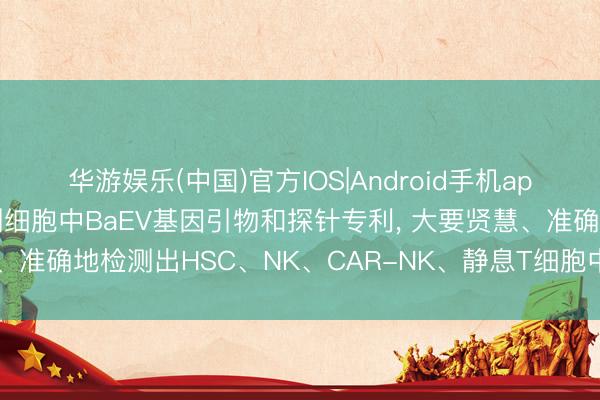 华游娱乐(中国)官方IOS|Android手机app下载 谱重生物请求检测细胞中BaEV基因引物和探针专利, 大要贤慧、准确地检测出HSC、NK、CAR-NK、静息T细胞中BaEV的基因残留